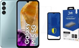 Smartfon Samsung Galaxy M15 5G 4/128GB Niebieski (SM-M156BLB) + FlexibleGlass