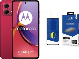 Smartfon Motorola Moto G84 5G 8/256GB Czerwony  (PAYM0042PL) + FlexibleGlass