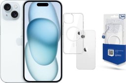 Smartfon Apple iPhone 15 128GB Blue (MTP43) + Etui MagCase
