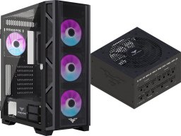 Obudowa PREYON Obudowa PREYON Nest Meshy+ (PRENMP04B) + Zasilacz PREYON EAGLE POWER GOLD 850W