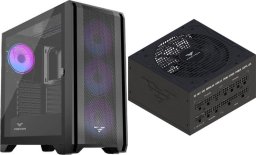 Obudowa PREYON Obudowa PREYON Nest Windy+ Black + Zasilacz PREYON EAGLE POWER GOLD 850W