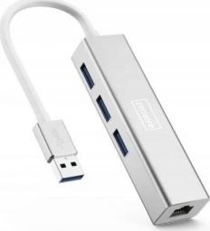 HUB USB Zenwire 1x RJ-45  + 3x USB-A 2.0 (0000000310)