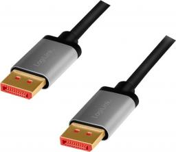 Kabel LogiLink DisplayPort - DisplayPort 3m szary (CDA0106)