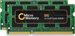 Pamięć dedykowana MicroMemory 8GB DDR3 1066MHZ SO-DIMM - MMA8228/8GB