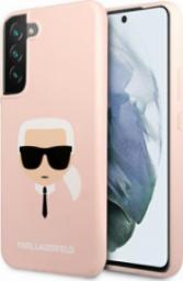  Karl Lagerfeld Etui Karl Lagerfeld KLHCS22MSLKHPI Samsung Galaxy S22+ Plus rożowy/pink hardcase Silicone Karl`s Head