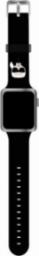  Karl Lagerfeld Pasek Karl Lagerfeld KLAWMSLKK Apple Watch 4/5/6/7/SE 40/41mm czarny/black strap Silicone Karl Heads