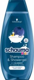  Schauma SCHAUMA_Kids Shampoo and Showergel szampon do wszystkich rodzajów włosów i żel pod prysznic dla dzieci Blueberry 400ml