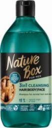  Nature Box NATURE BOX_For Men 3in1 Cleansing Hair,Body,Face szampon z olejem z awokado Orzech 385ml