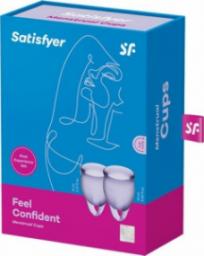 Satisfyer SATISFYER_SET Feel Confident zestaw kubeczków menstruacyjnych 15ml + 20ml Lila