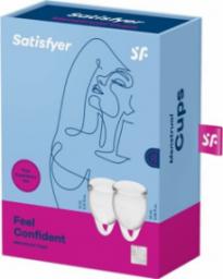 Satisfyer SATISFYER_SET Feel Confident zestaw kubeczków menstruacyjnych 15ml + 20ml Transparent