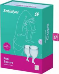 Satisfyer SATISFYER_SET Feel Secure Mentrual zestaw kubeczków menstruacyjnych 15ml + 20ml Light Blue