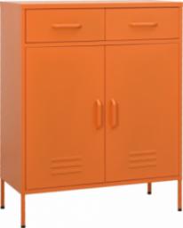  vidaXL Szafka, pomarańczowa, 80x35x101,5 cm, stalowa