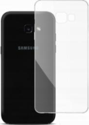 etumi Etui Do Samsung A5 2017 Gumowe Slim Clear View Pokrowiec Ochronny / Futerał Obudowa / Ochrona Clear Cover Bezbarwne Slim Case0039