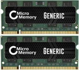 Pamięć dedykowana MicroMemory 4GB KIT DDR2 800MHZ SO-DIMM - MMG2491/4GB