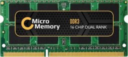 Pamięć dedykowana MicroMemory 4GB DDR3 1066MHZ SO-DIMM - MMI9842/4GB