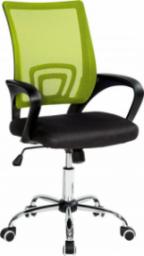 Krzesło biurowe Tectake Marius Czarno-zielone