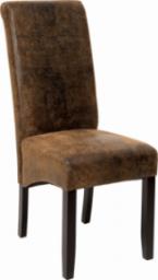  Tectake Eleganckie krzesło do jadalni lub salonu - antyczny brąz