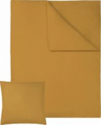  Tectake 4 x 2-częściowy komplet pościeli 200 x 135 cm, bawełna - brązowy