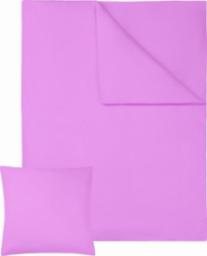  Tectake 2 x 2-częściowy komplet pościeli 200 x 135 cm, bawełna - fioletowy