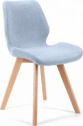  Fabryka Mebli Akord 4x krzesło tapicerowane materiałowe SJ.0159 Niebieskie