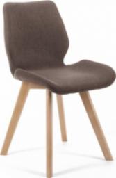  Fabryka Mebli Akord 4x krzesło tapicerowane materiałowe SJ.0159 Brązowe