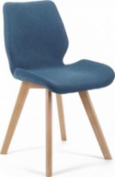  Fabryka Mebli Akord 4x krzesło tapicerowane materiałowe SJ.0159 Granatowe