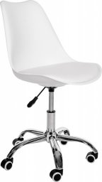 Krzesło biurowe Fabryka Mebli Akord FD005 Białe