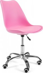 Krzesło biurowe Fabryka Mebli Akord FD005 Różowe
