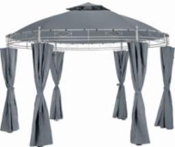  Tectake Okrągły pawilon namiot ogrodowy Luxus 350cm Siana - antracyt