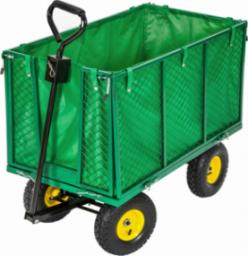  Tectake Wózek transportowy ogrodowy duży maks. 544 kg - zielony