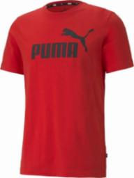  Puma Koszulka męska PUMA ESS LOGO TEE HIGH RISK RED L