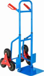  Tectake Wózek magazynowy schodowy 100 kg - niebieski