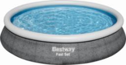  Bestway Bestway 57313 Basen rozporowy Fast Set z pompą filtracyjną Szary 4.57m x 84cm
