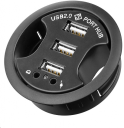 HUB USB MicroConnect 3x USB-A 2.0 (USB-HUB3)