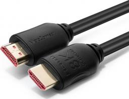 Kabel MicroConnect HDMI - HDMI 0.5m czarny (MC-HDM19190.5V2.1)
