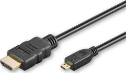 Kabel MicroConnect HDMI Micro - HDMI 1m czarny (HDM19191V2.0D)