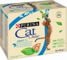  Purina Karma Cat Chow Adult Łosoś Fasolka Multipack 10x85g