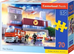  Castorland Puzzle 70 Fire station CASTOR