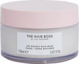 The Hair Boss THE HAIR BOSS_SET By Lisa Shepherd The Double Hair Mask Phase 1 i 2 keratynowe maski nawilżające odbudowujące strukturę włosa 2x150ml