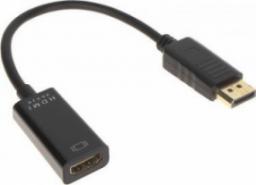 Adapter AV DisplayPort - HDMI czarny (DP-W/HDMI-G)