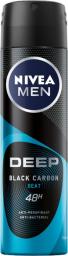  Nivea NIVEA_Men Deep Black Carbon Beat antyperspirant z aktywnym węglem spray 150ml
