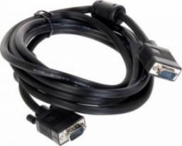 Kabel D-Sub (VGA) - D-Sub (VGA) 3m czarny (VGA-3.0-WW/F)