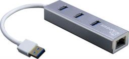 HUB USB Argus Argus 1x RJ-45  + 3x USB-A 3.0 (88885471)