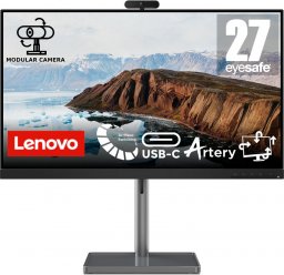 Monitor Lenovo L27m-30 + kamera LC50 (66DEKAC2EU)