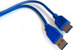 Kabel USB NB USB-A - USB-A 1.6 m Niebieski