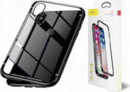  Baseus Magnetyczne etui aluminiowe / szklane Baseus Magnetic do Apple iPhone Xs Max czarne