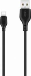 Kabel USB XO USB-A - USB-C 2 m Czarny (GSM108312)