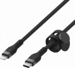 Kabel USB Belkin USB-C - Lightning 2 m Czarny (CAA011BT2MBK)