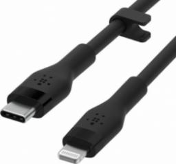 Kabel USB Belkin USB-C - Lightning 1 m Czarny (CAA009BT1MBK)