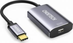 Adapter USB Choetech USB-C - DisplayPort Mini Szary  (6971824970586)